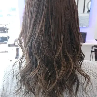 セミロング カラー ヘアアレンジ 小林 伸行のヘアスタイル