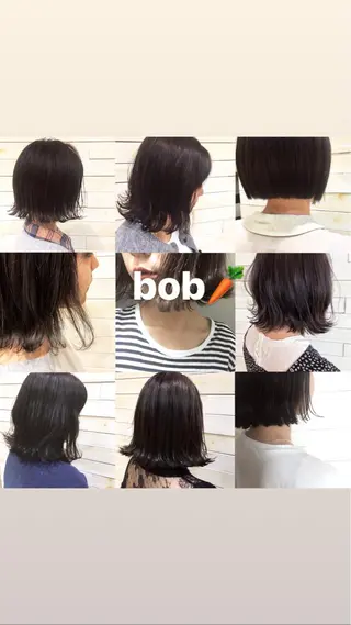 ショート 黒田瀬奈/ボブ まろやかベージュのヘアスタイル