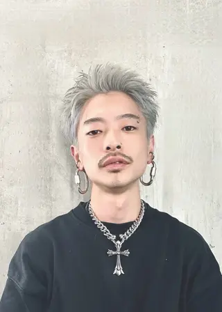 ショート カラー メンズ ドアベル所属・中原 祥太のヘアスタイル