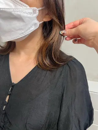 ミディアム Loem【ロエム】所属・RINA 【Loem】のヘアスタイル