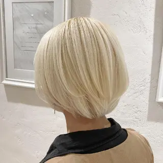 ショート ブリーチ／ 髪質改善／ＲＹＯのヘアスタイル