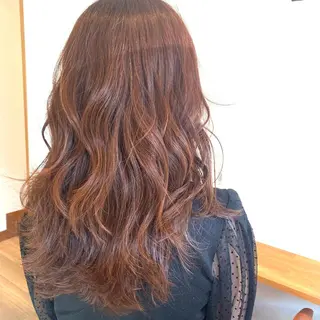 セミロング ヘアアレンジ カラー chill out 南塚口本店のヘアスタイル