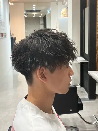 ショート パーマ メンズ メンズカット/ マッシュ/颯太のヘアスタイル