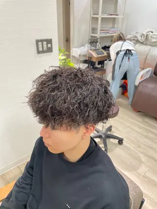 ショート パーマ メンズ 【髪質改善サロン】 🌟だいち🌟のヘアスタイル