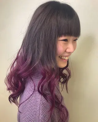 ロング カラー ヘアアレンジ enurk店 🍋 丸谷みく♥のその他イメージ