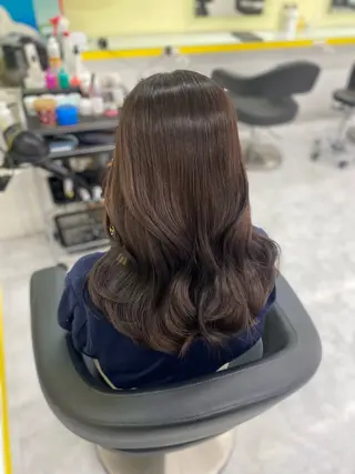 ロング カラー パーマ ヘアアレンジ メンズ キッズ Lumo所属・💖横浜ブリーチなし 💖MIHOのヘアスタイル