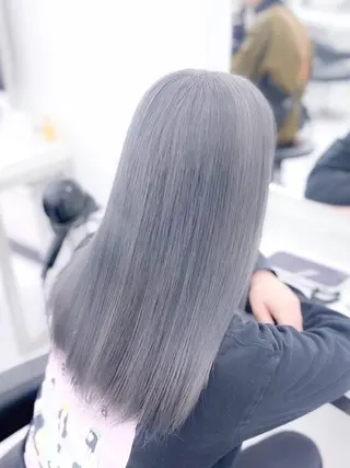 セミロング カラー ❄️ハイトーンカラー Rikuto❄️のヘアスタイル