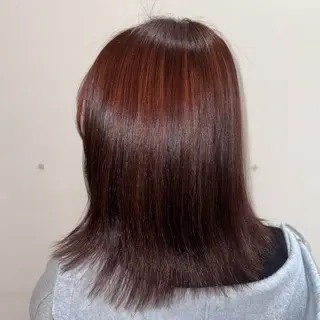 セミロング カラー モデル大募集✂️ 平間千賀のヘアスタイル