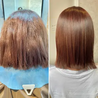 ミディアム 👑髪質改善カラー 中垣斗希のヘアスタイル