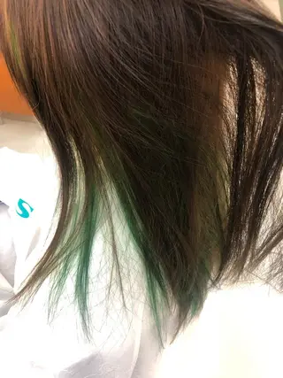 ロング カラー ナカタケ ユウのヘアスタイル