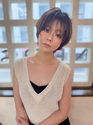 ショート HAIR DESIGNERS CREW dolphin　【ヘアーデザイナーズクルードルフィン】所属・dolphin ドルフィンのヘアスタイル