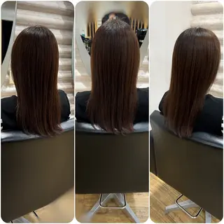 ロング カラー カラーダメージが艶々 『ケア特化店』KONのヘアスタイル