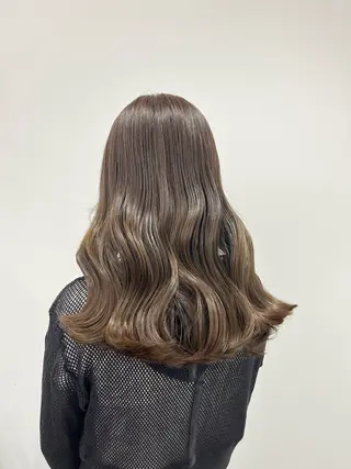 ミディアム カラー ヘアアレンジ 🦁ハイトーン/ 透明感/かずや🦁のヘアスタイル