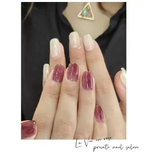ネイル ラヴィアン ローズのネイルデザイン