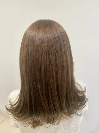 ミディアム カラー 韓国風愛されヘア 🇰🇷RITO🎀のヘアスタイル