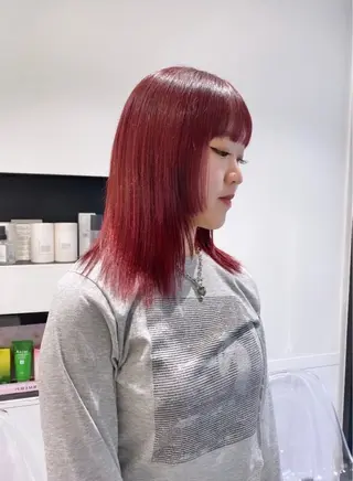 カラー 似合わせカラー✩.* ハイトーン/リナのヘアスタイル