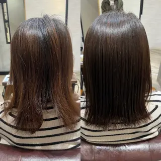 ミディアム ✨髪質改善✨ 縮毛矯正/佐藤恵太のヘアスタイル