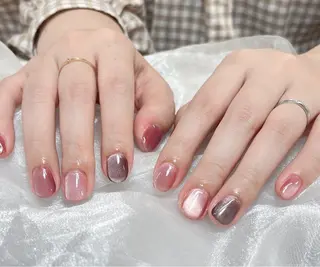ネイル candy nail 韓国風ワンホンネイルのネイルデザイン