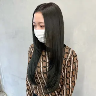 ロング カラー PARC by Un ami所属・もも ／メンズ〜レディースのヘアスタイル