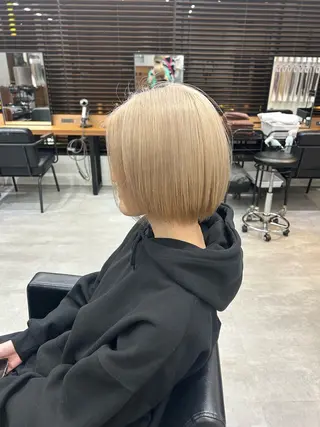 ショート ENA💗NEXT /ハイトーンエクステのヘアスタイル