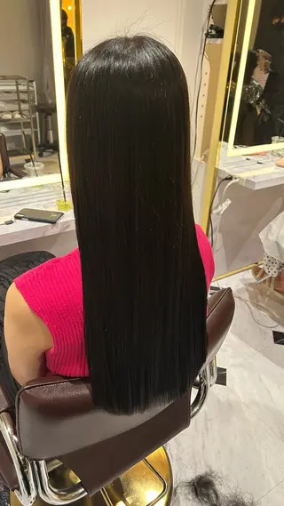 セミロング 髪質改善サロン🫧 戎谷栞菜のヘアスタイル
