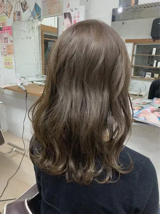セミロング カラー 髪質改善shoma mikiのヘアスタイル