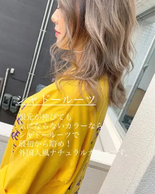 ミディアム カラー flocci🌙 フロクシのヘアスタイル