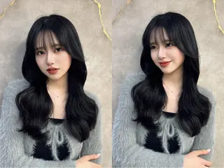 ロング 池袋/韓国/レイヤー 髪質改善/村上けいとのヘアスタイル