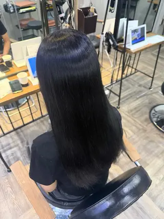 ロング 上野 日菜莉のヘアスタイル