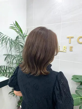 ミディアム カラー 本格ヘッドスパ🌿 ×ヘア　佐藤のヘアスタイル