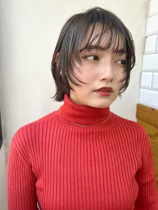 ショート カラー KANA/ボブ/ インナーカラー/艶髪のヘアスタイル