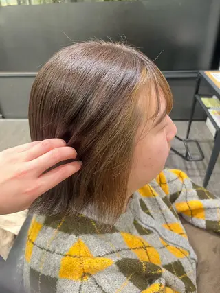 ショート カラー ヘアアレンジ cocotte 💟草間紫音💟のヘアスタイル