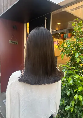 ミディアム HAIR ＆ MAKE Seek　八王子所属・SEEK八王子 アイナ🖤:のヘアスタイル