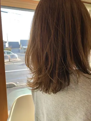 ミディアム カラー LaciTa hair design所属・吉村 萌のヘアスタイル