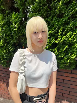 セミロング je suis heureuse所属・ハイライトカラー 🌀ゆい❣️のヘアスタイル