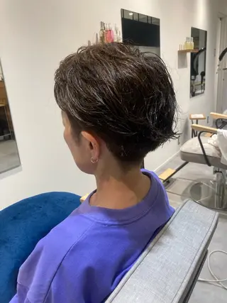 ショート ニュアンスパーマ☆ 中村隆寛のヘアスタイル