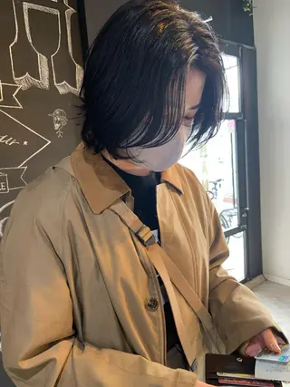 ショート カラー メンズヘア/レイヤー /ボブ山内春輝のヘアスタイル