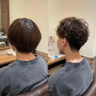 パーマ メンズ 太田陽葉里/ パーマモデル募集中のヘアスタイル