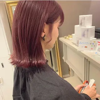 セミロング カラー ayano /トレンドヘアのヘアスタイル