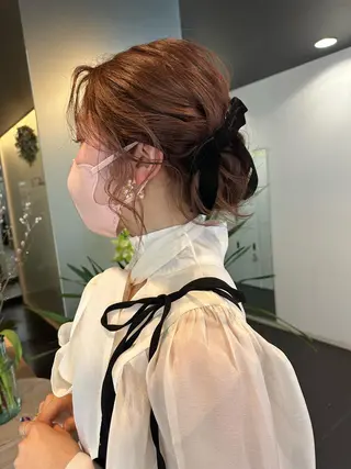 セミロング ミディアム/レイヤー ハイライト/aikaのヘアスタイル