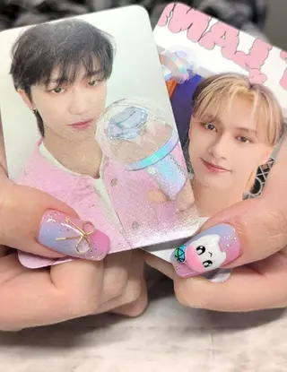 ネイル La Belle Vie所属・imaichise 🧡💜推しネイルのネイルデザイン