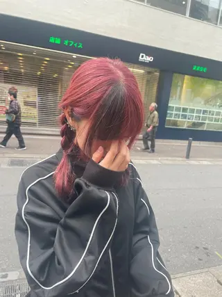 カラー 韓国ヘア/レイヤー Londエレンのヘアスタイル