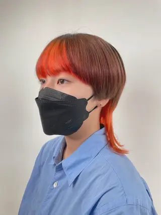 ショート カラー 坂本 かのんのヘアスタイル