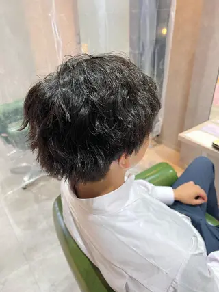 パーマ メンズ 藤森結子/韓国ヘア/ パーソナルカラー診断のヘアスタイル