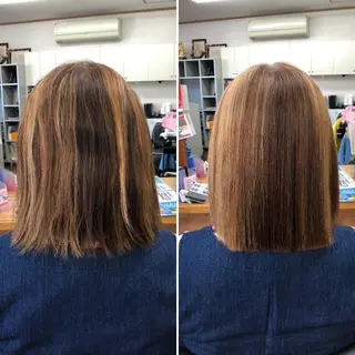 ミディアム ヘアーズ・サエミ所属・ヘアーズ・ サエミのヘアスタイル