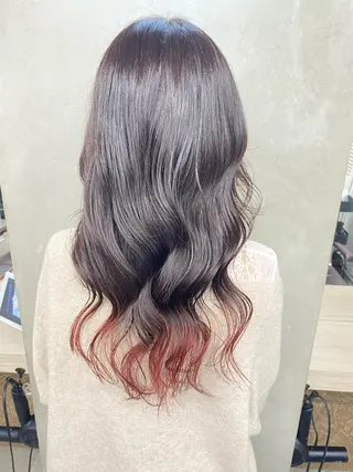 ロング 銀座/レイヤー /髪質改善/韓国ヘアのヘアスタイル