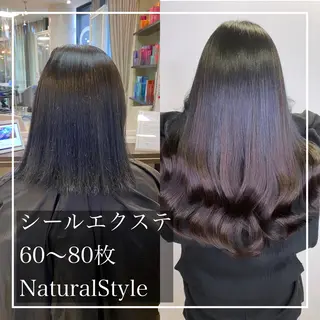 カラー 💎馴染むエクステ ×カラーTOMO💎のヘアスタイル