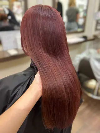 ロング カラー メンズ/艶髪/カラー サクラ🌸のヘアスタイル