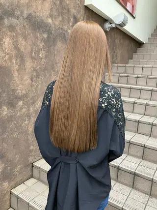 ロング カラー yossy/髪質改善 /ダブルカラーのヘアスタイル