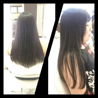 ロング キンジョウ エナミのヘアスタイル